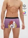 Мужские трусы боксеры / кот художник творец