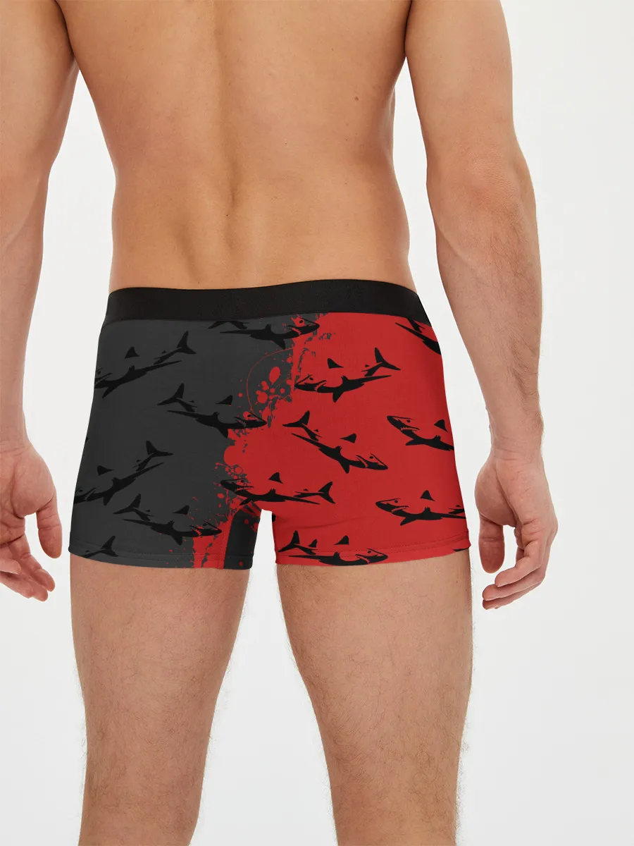 Мужские трусы боксеры / Акулы
