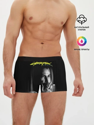 Мужские трусы боксеры / Cyberpunk 2077 | Джонни