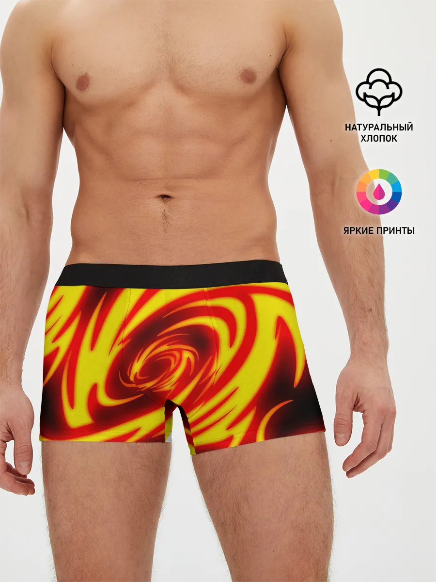 Мужские трусы боксеры / ОГНЕННЫЕ ВОЛНЫ | FIRE STRIPES