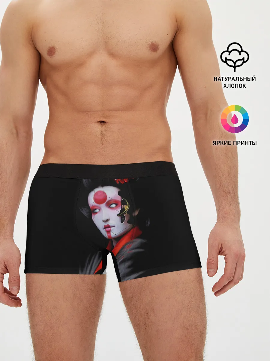 Мужские трусы боксеры / Cyberpunk 2077 самурай