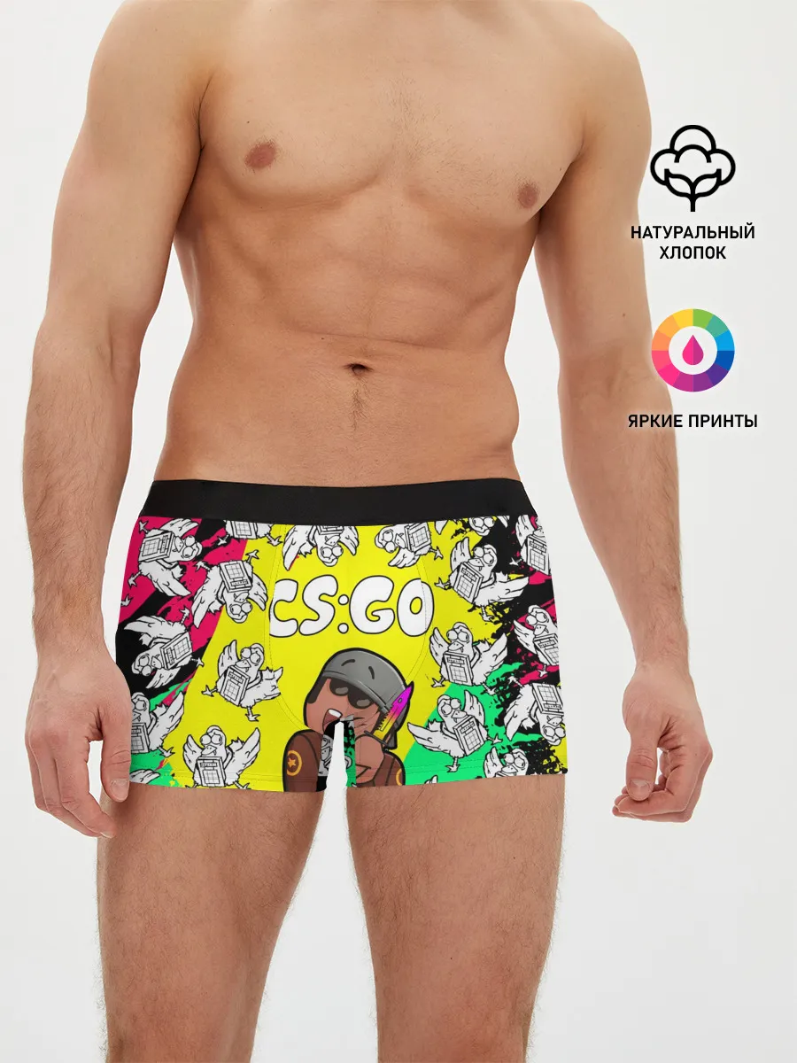 Мужские трусы боксеры / CS GO CHICKEN
