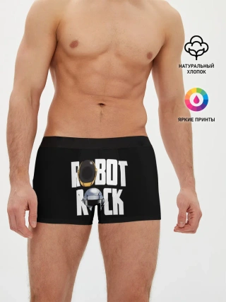 Мужские трусы боксеры / Robot Rock