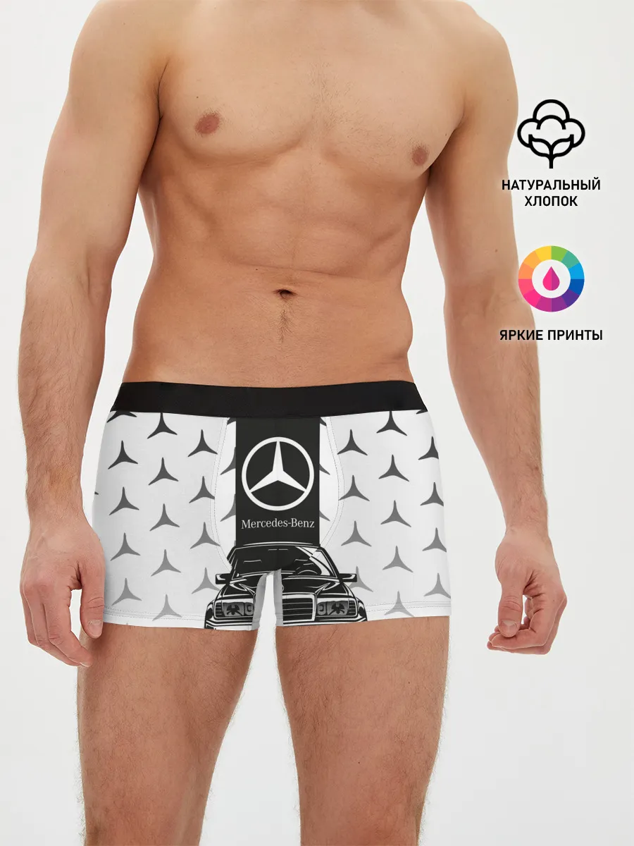 Мужские трусы боксеры / MERCEDES BENZ