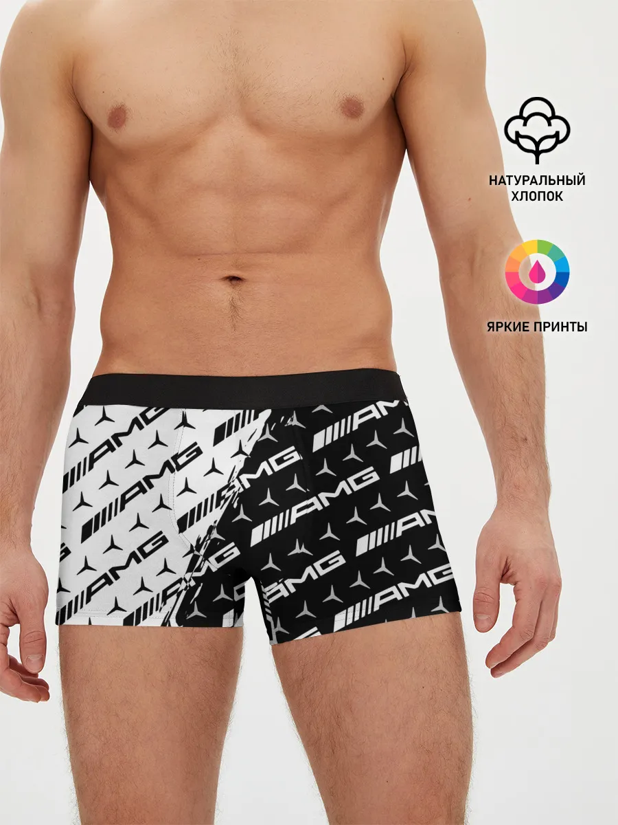 Мужские трусы боксеры / MERCEDES BENZ AMG