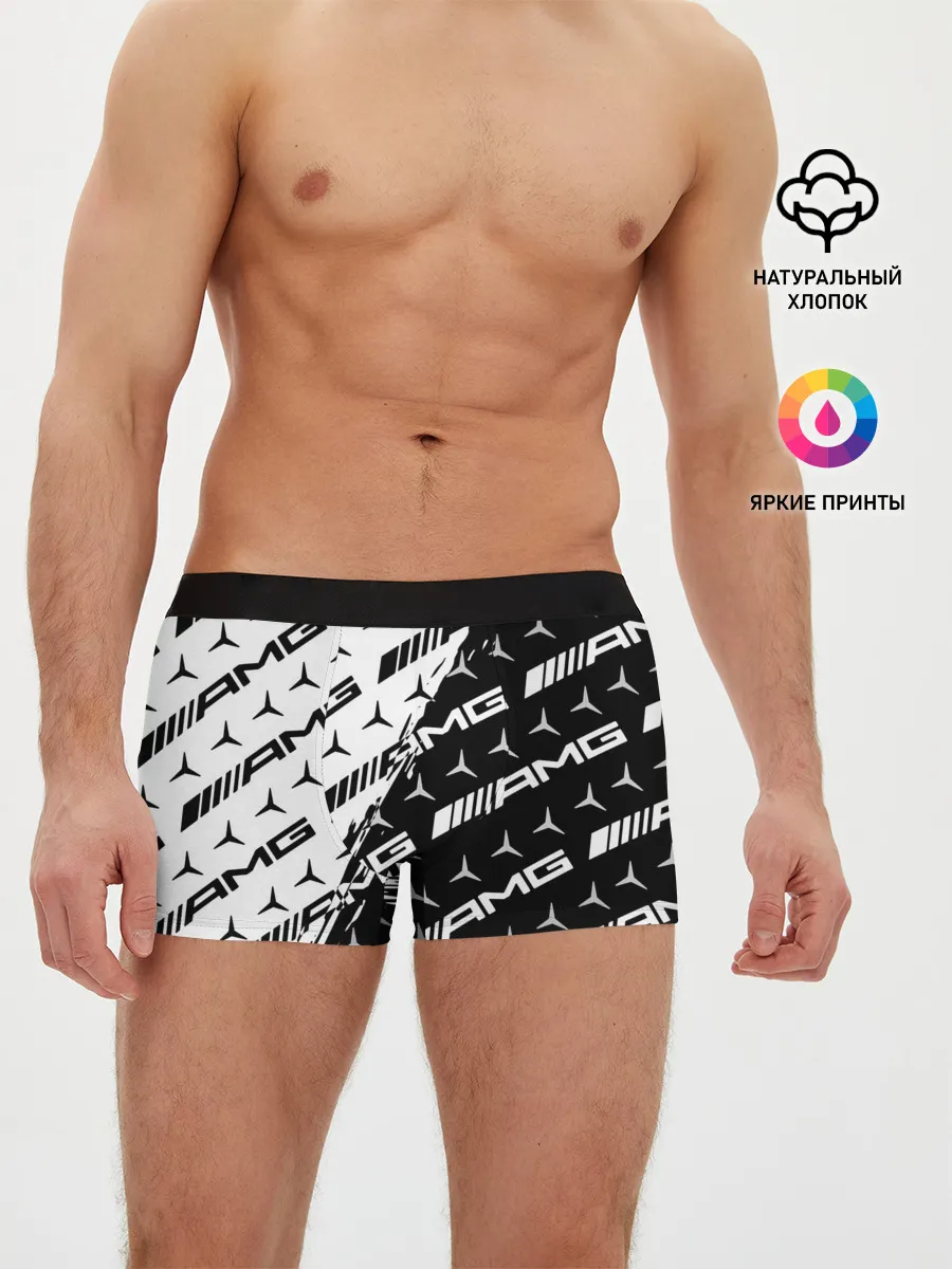 Мужские трусы боксеры / MERCEDES BENZ AMG