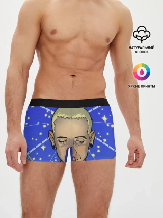 Мужские трусы боксеры / Chester Bennington