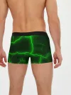 Мужские трусы боксеры / К - 13 зелёная трещина 3D