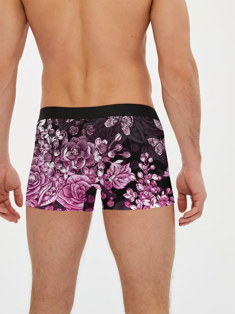 Мужские трусы боксеры / РОЗЫ | ROSES | БАБОЧКИ