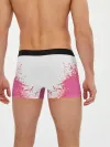 Мужские трусы боксеры / Лого джоджо розовые брызги