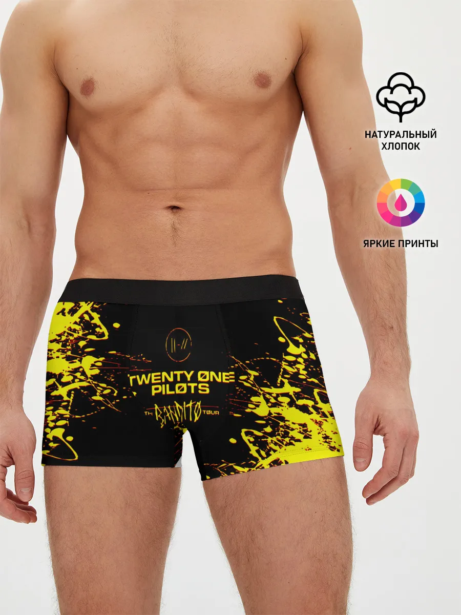 Мужские трусы боксеры / TWENTY ONE PILOTS TOP.