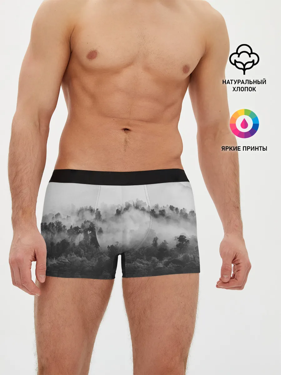 Мужские трусы боксеры / Лес