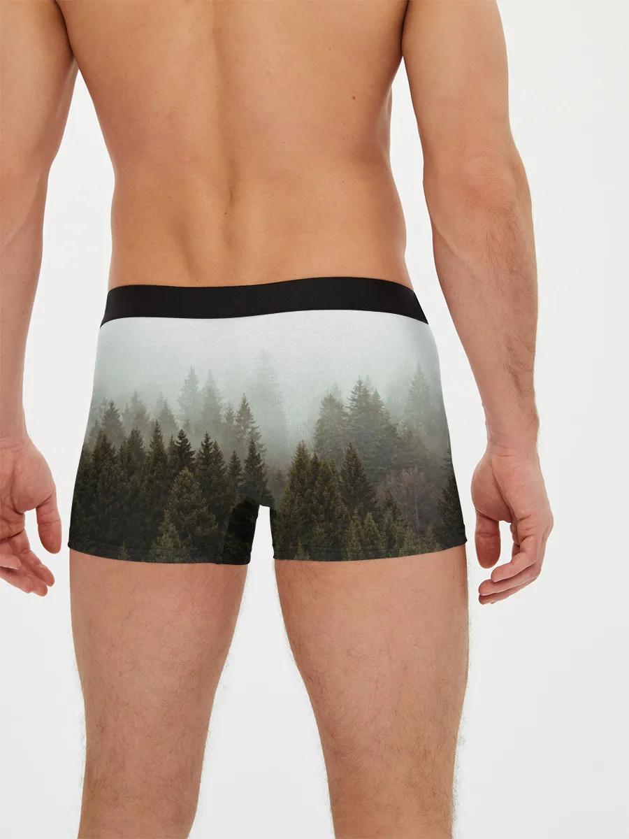 Мужские трусы боксеры / Деревья