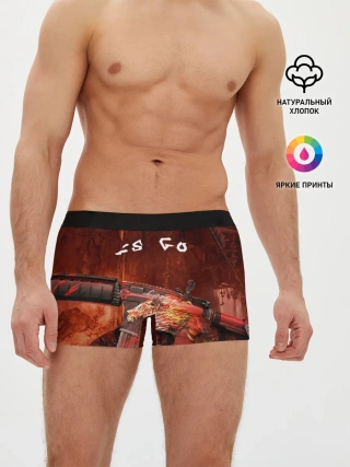 Мужские трусы боксеры / CS GO M4A4 HOWI