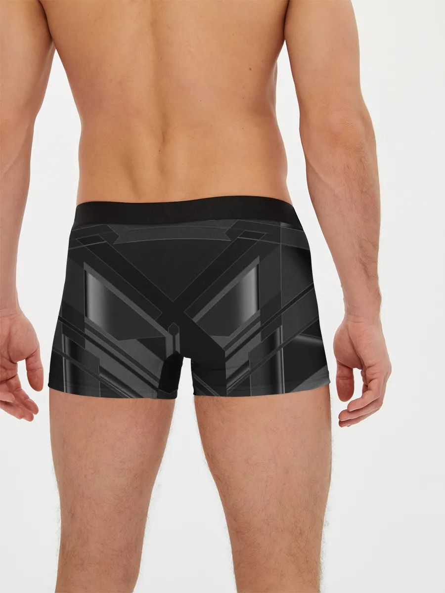 Мужские трусы боксеры / Хромированная Сталь