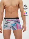 Мужские трусы боксеры / Цветные мелки