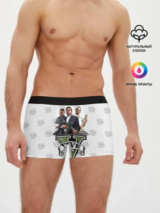 Мужские трусы боксеры / Grand Theft Auto FIVE