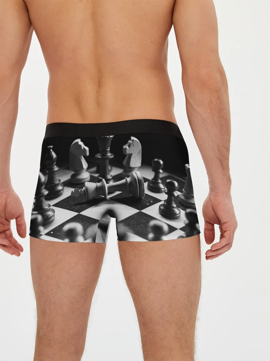 Мужские трусы боксеры / Шахматы