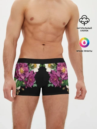 Мужские трусы боксеры / Цветы
