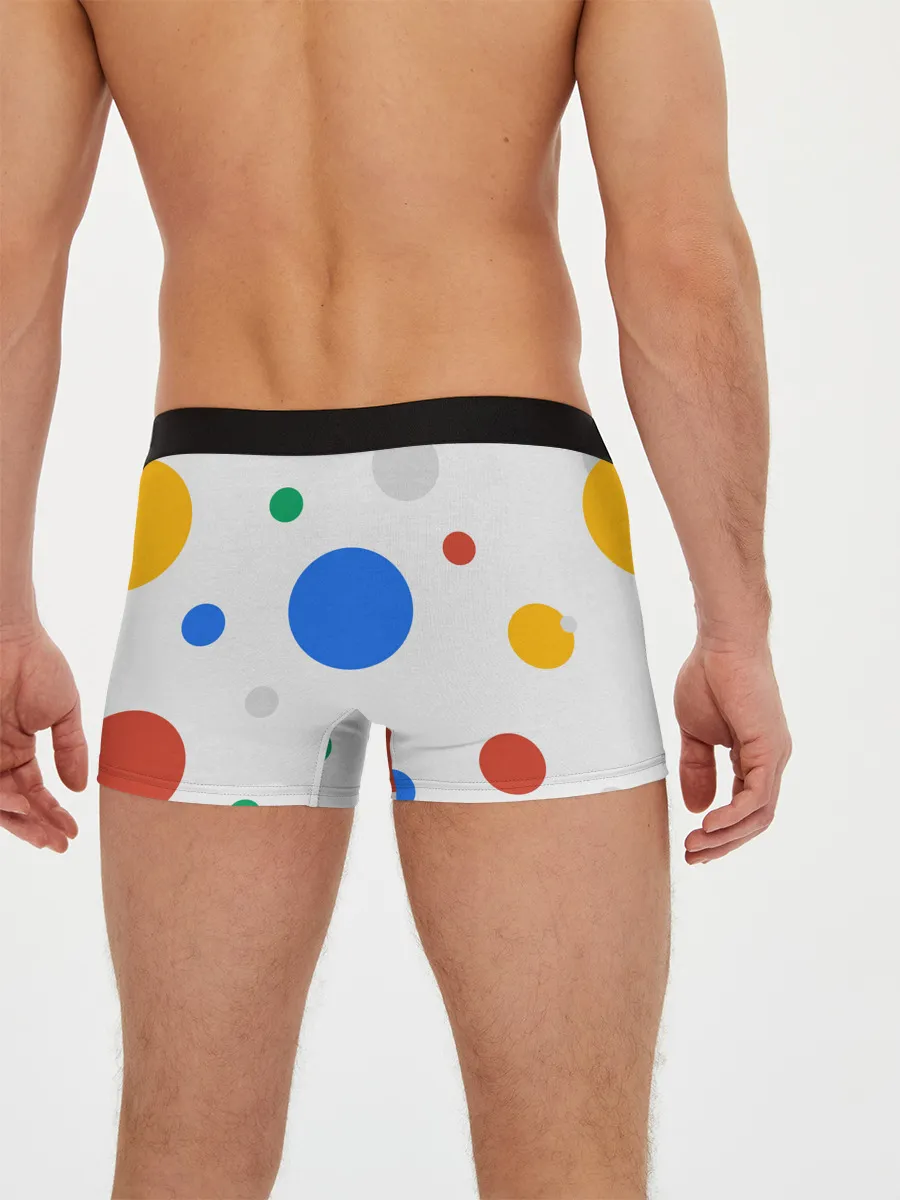 Мужские трусы боксеры / Цветной горох