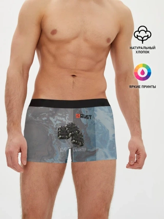 Мужские трусы боксеры / Rust | Взрыв С4 | Раст