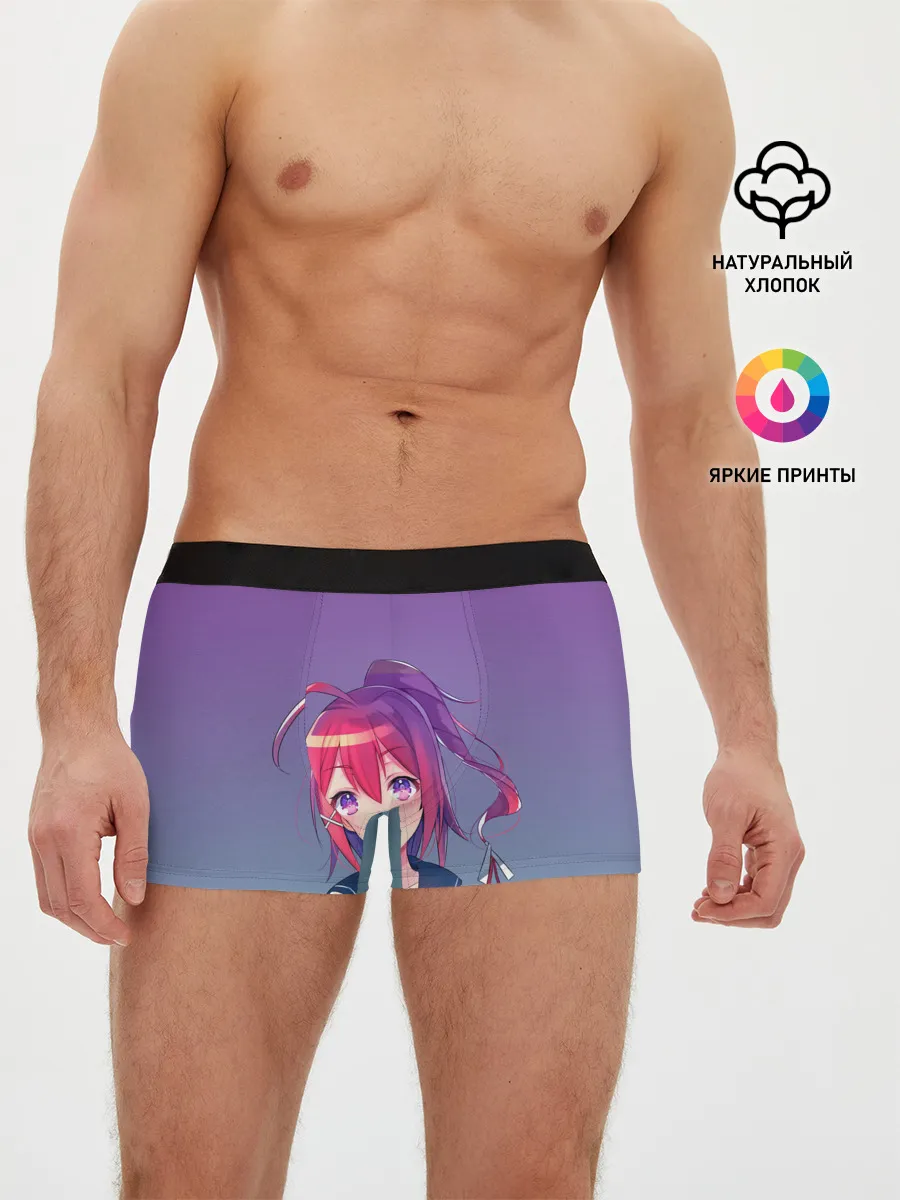 Мужские трусы боксеры / девочка в форме