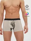 Мужские трусы боксеры / Олени с рогами из бабочек