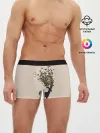 Мужские трусы боксеры / Олени с рогами из бабочек