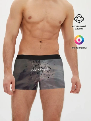 Мужские трусы боксеры / Clubhouse | Клабхаус лого бразги