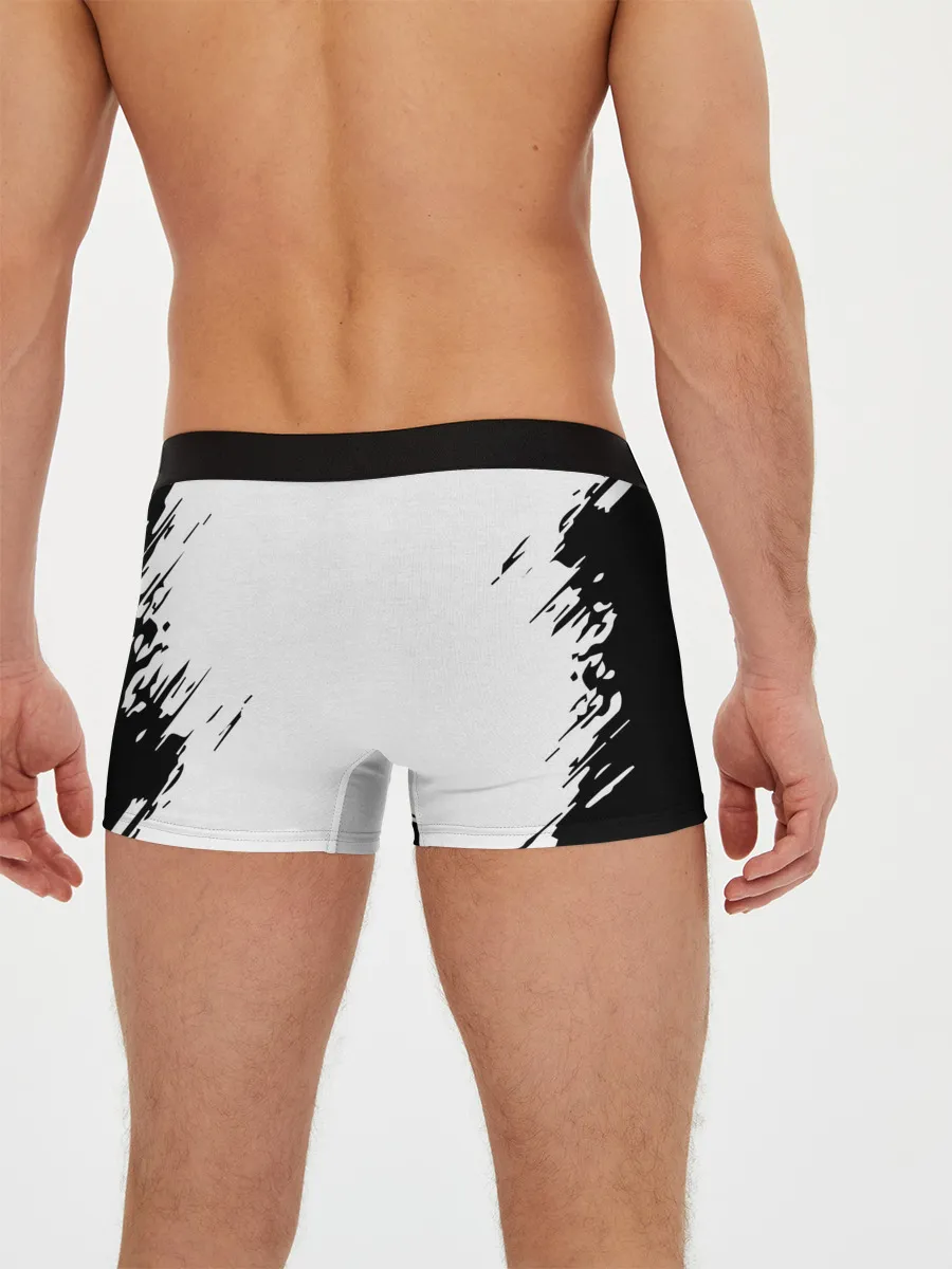 Мужские трусы боксеры / черный клеывер аниме