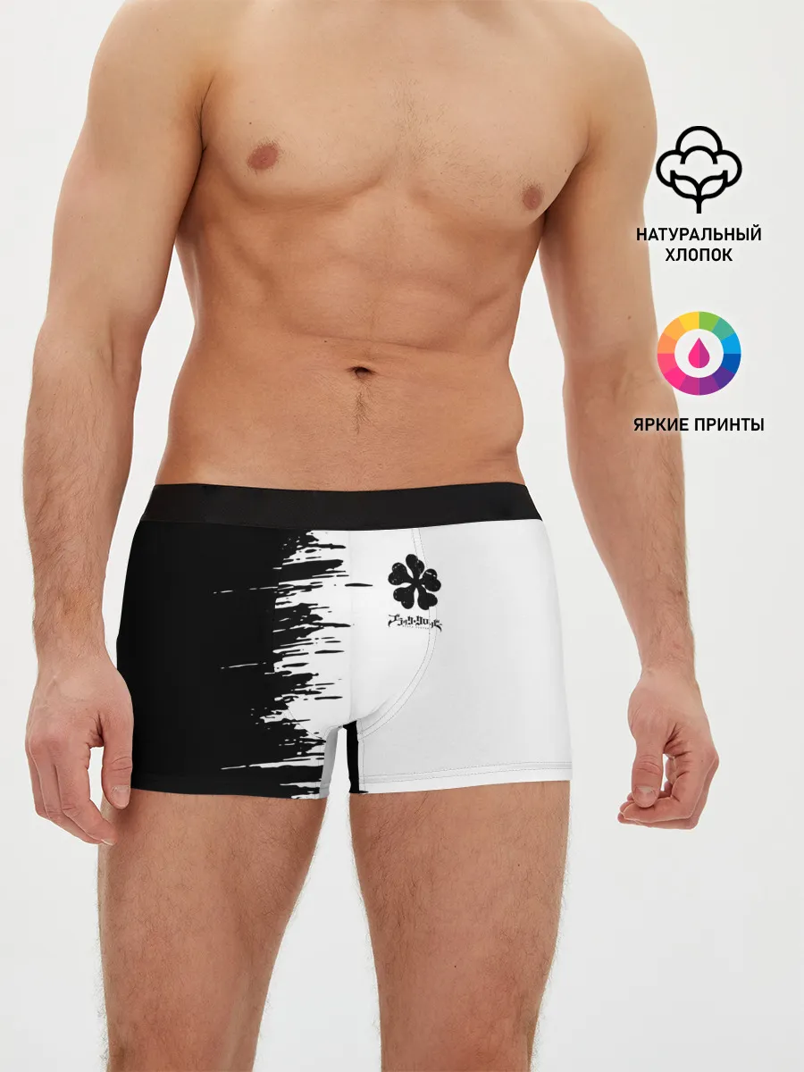 Мужские трусы боксеры / Чёрный клевер,