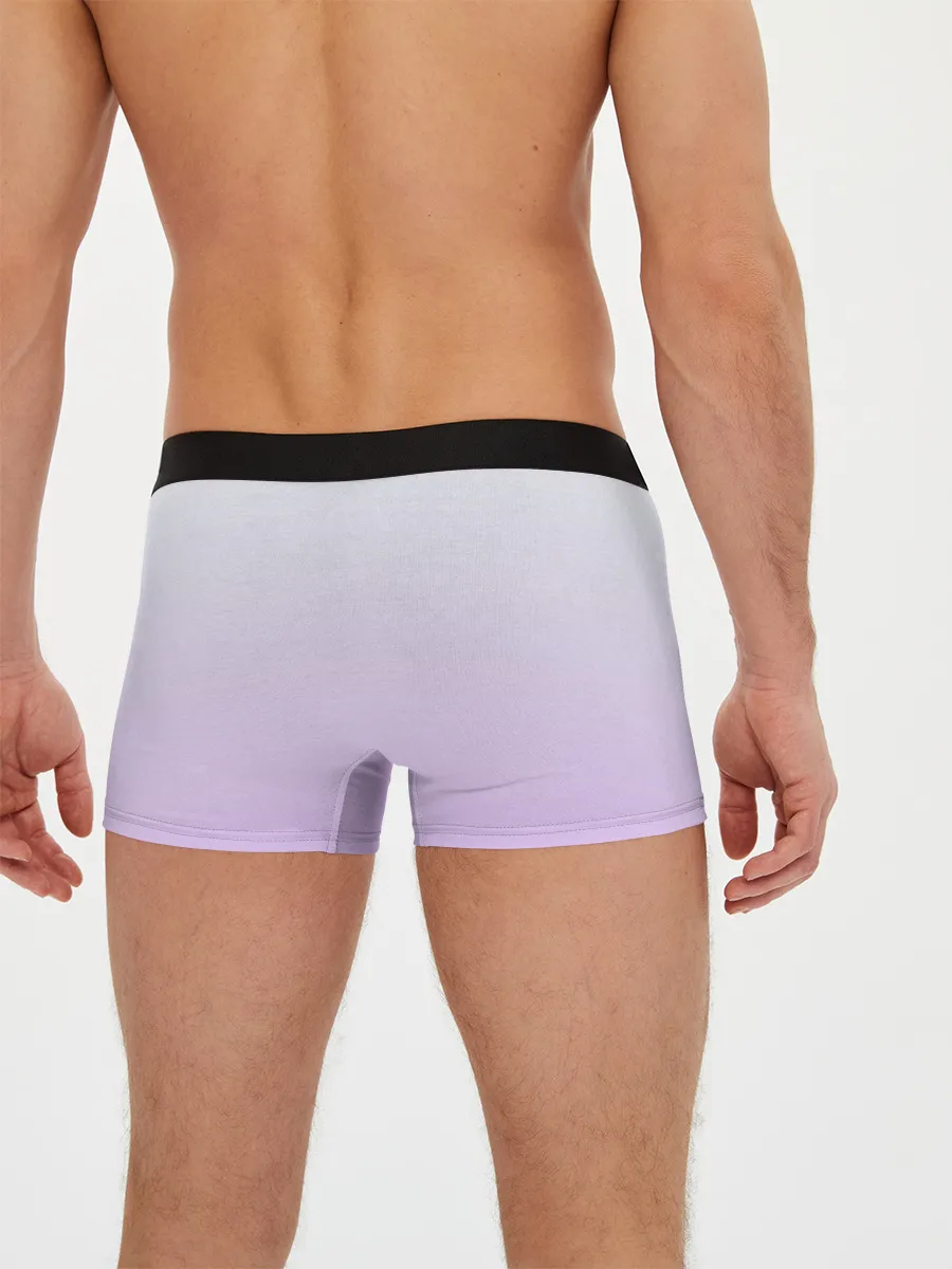 Мужские трусы боксеры / акварельная птичка