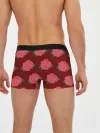 Мужские трусы боксеры / Розы на красном