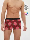 Мужские трусы боксеры / Розы на красном