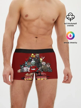 Мужские трусы боксеры / Super meat boy