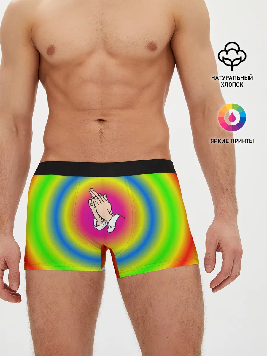 Мужские трусы боксеры / bright print