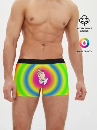 Мужские трусы боксеры / bright print