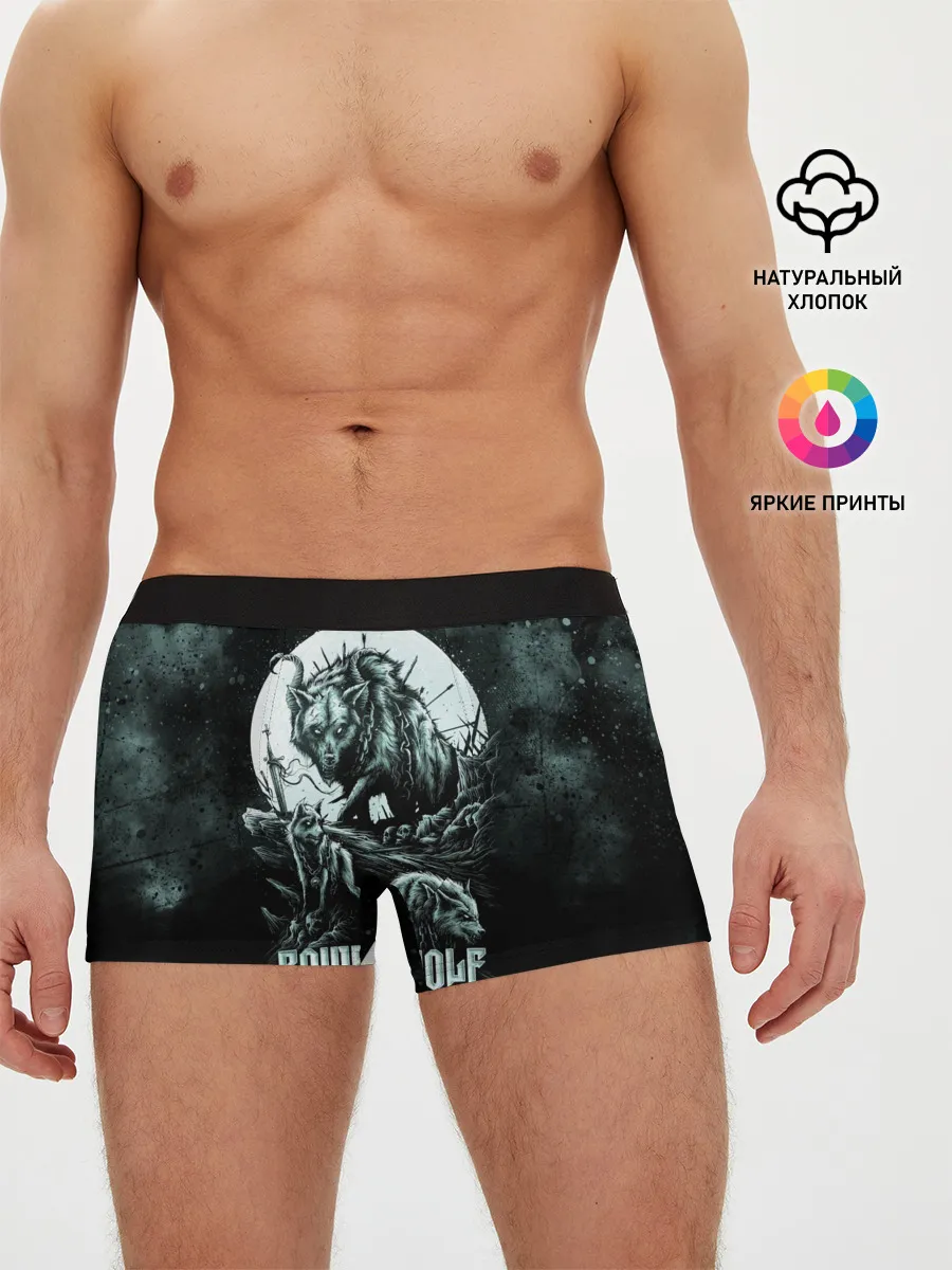Мужские трусы боксеры / Powerwolf