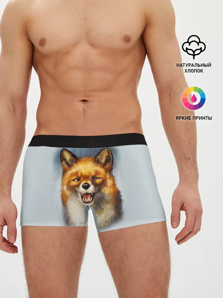 Мужские трусы боксеры / Рыжая лиса