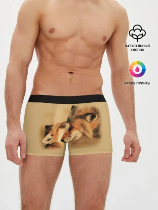 Мужские трусы боксеры / Лисички