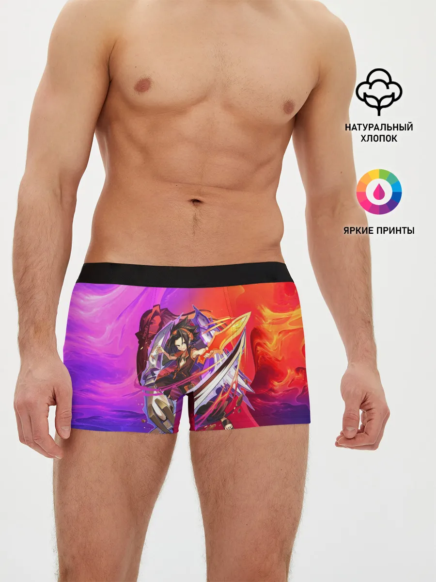 Мужские трусы боксеры / Шаман Кинг | Йо Асакура