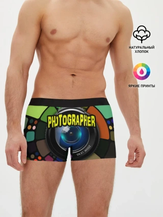 Мужские трусы боксеры / Фотограф и объектив