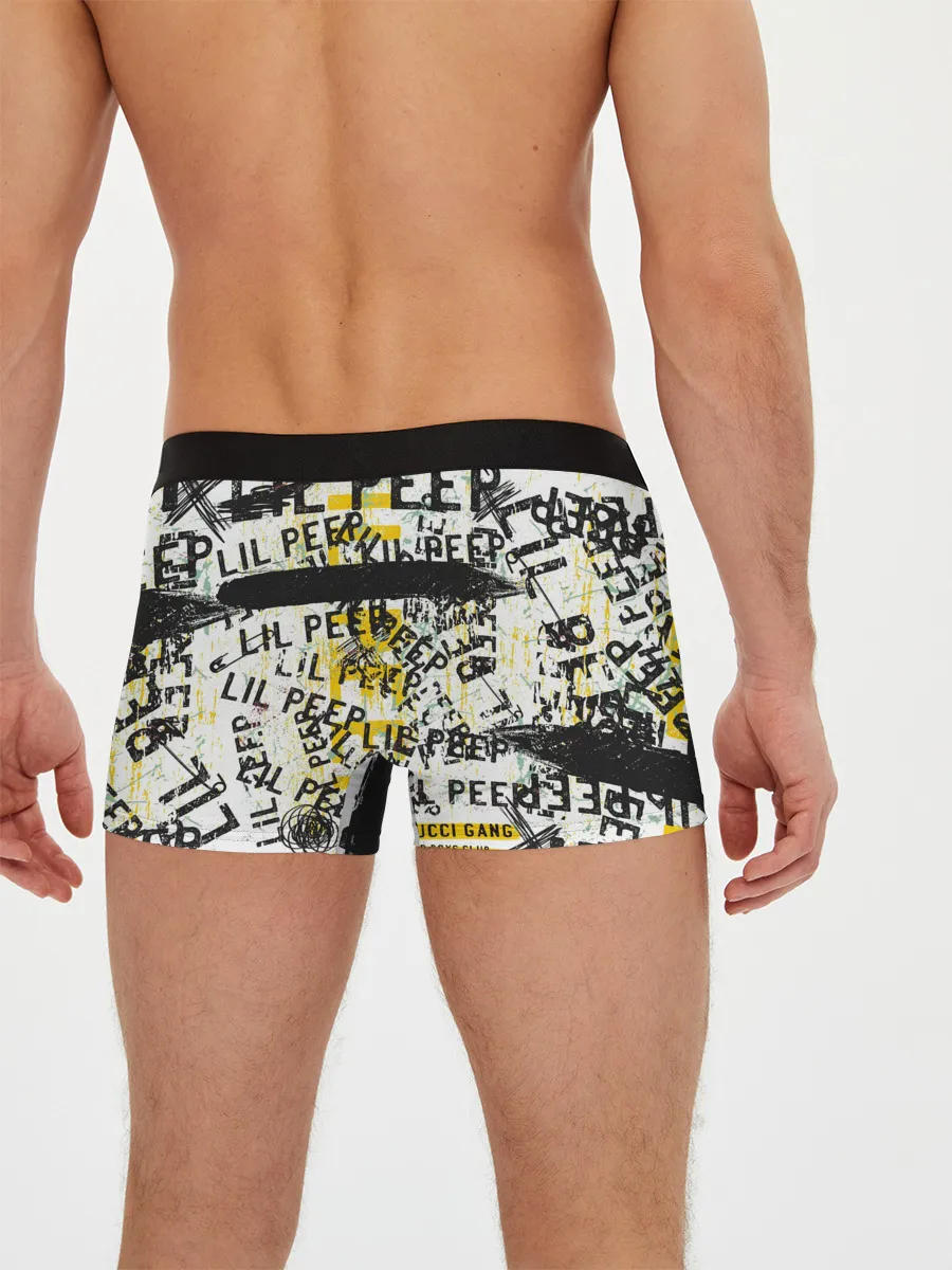 Мужские трусы боксеры / LIL PEEP Vintage Graffiti Wall