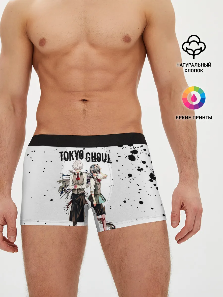 Мужские трусы боксеры / Канеки Кен и Тоука Киришима