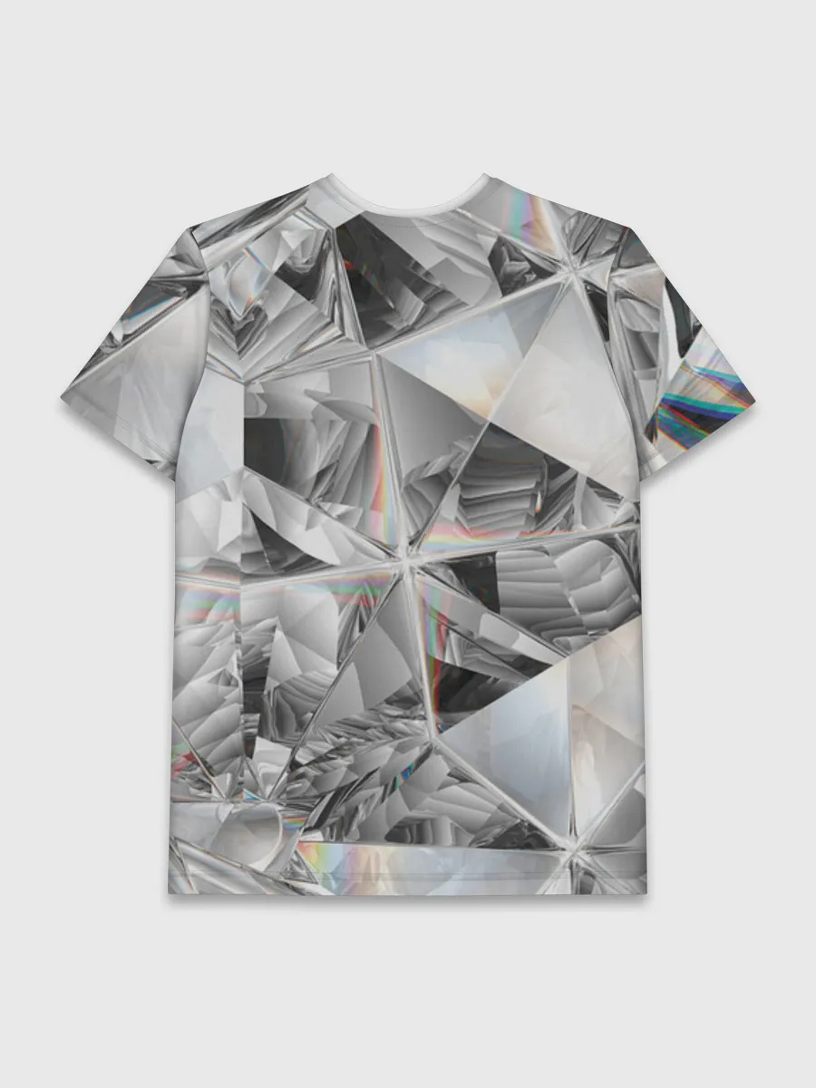 Мужская базовая футболка / Бриллиантовый блеск