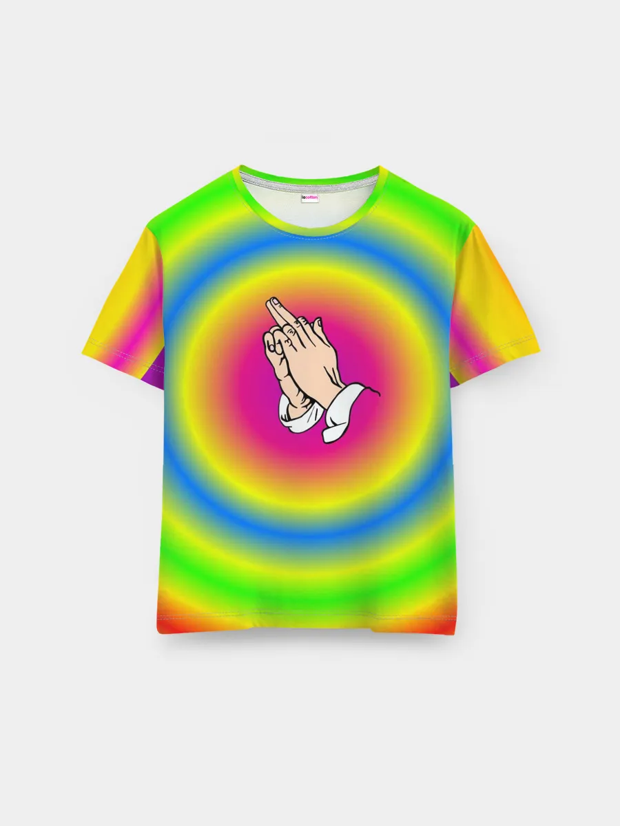 Мужская базовая футболка / bright print