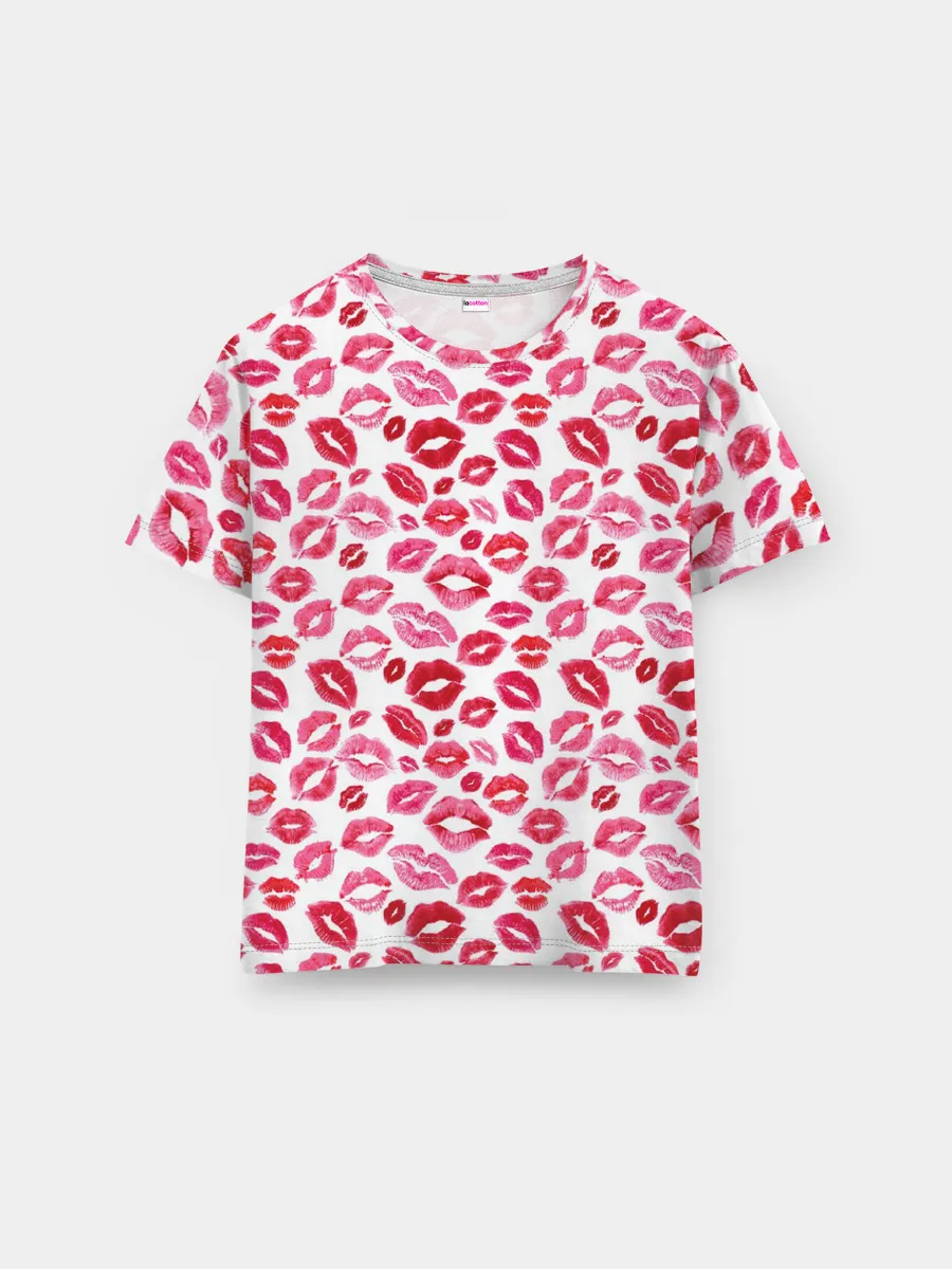 Мужская базовая футболка / Поцелуи