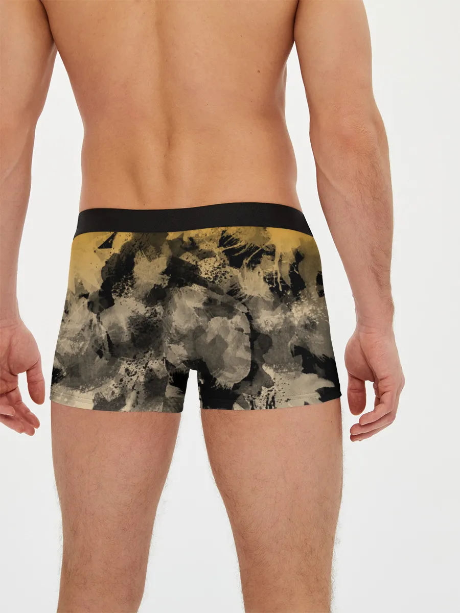 Мужские трусы боксеры / Billie Eilish Акварель