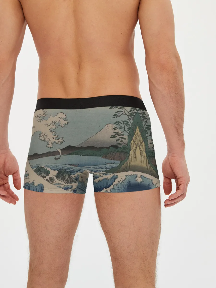 Мужские трусы боксеры / Утагава Хиросигэ