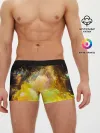 Мужские трусы боксеры / Желтая краска